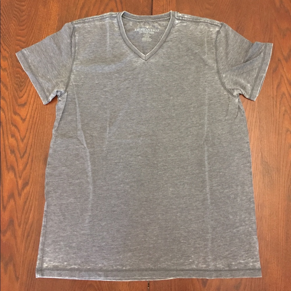 American Eagle M Dark Gray Short Sleeve