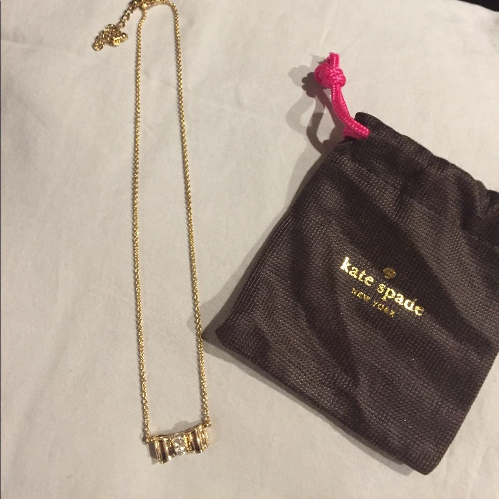 Kate spade bow necklace