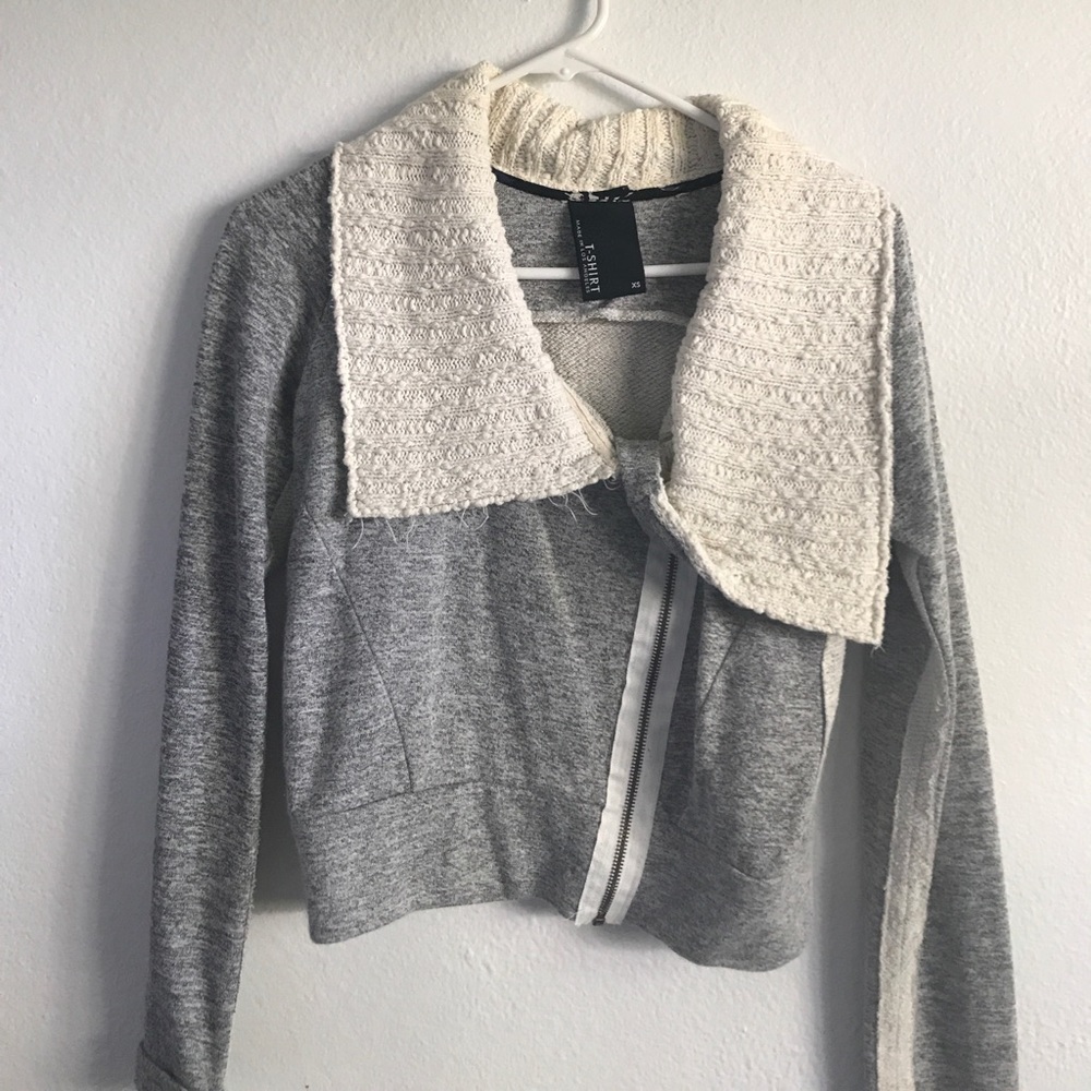 Anthropologie Dolan zip up sweatshirt