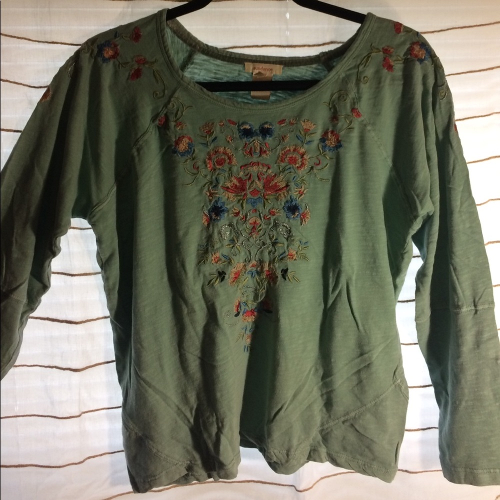 Sundance embroidered t-shirt