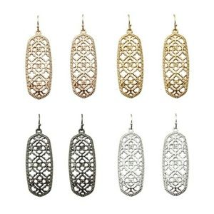 Filigree Hollowed Earrings