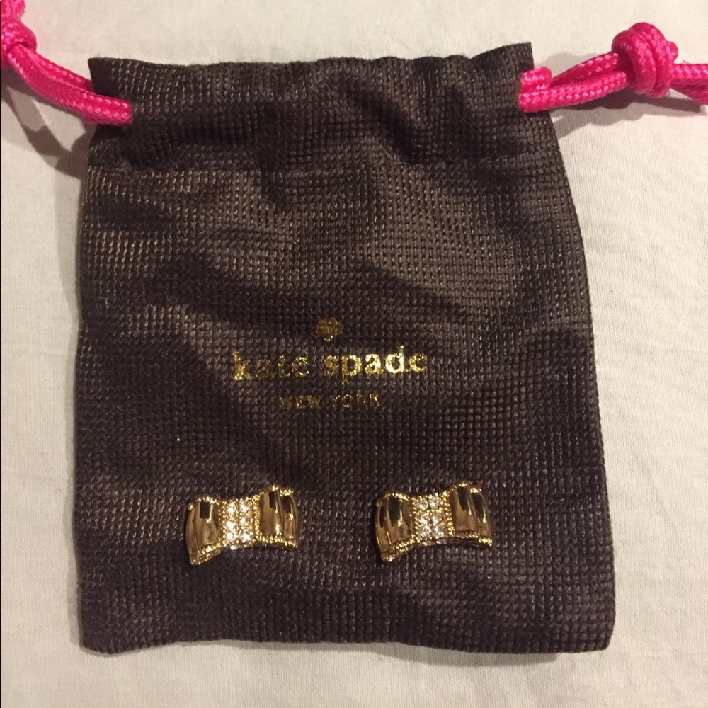 Kate spade bow earrings