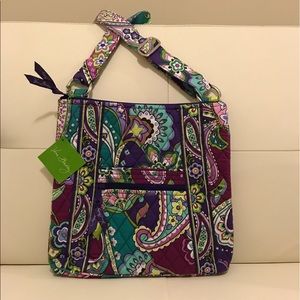 Vera Bradley Hipster Cross-body Bag Heather NWT