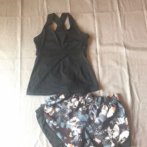 {Lululemon} Cross-Strap Tank