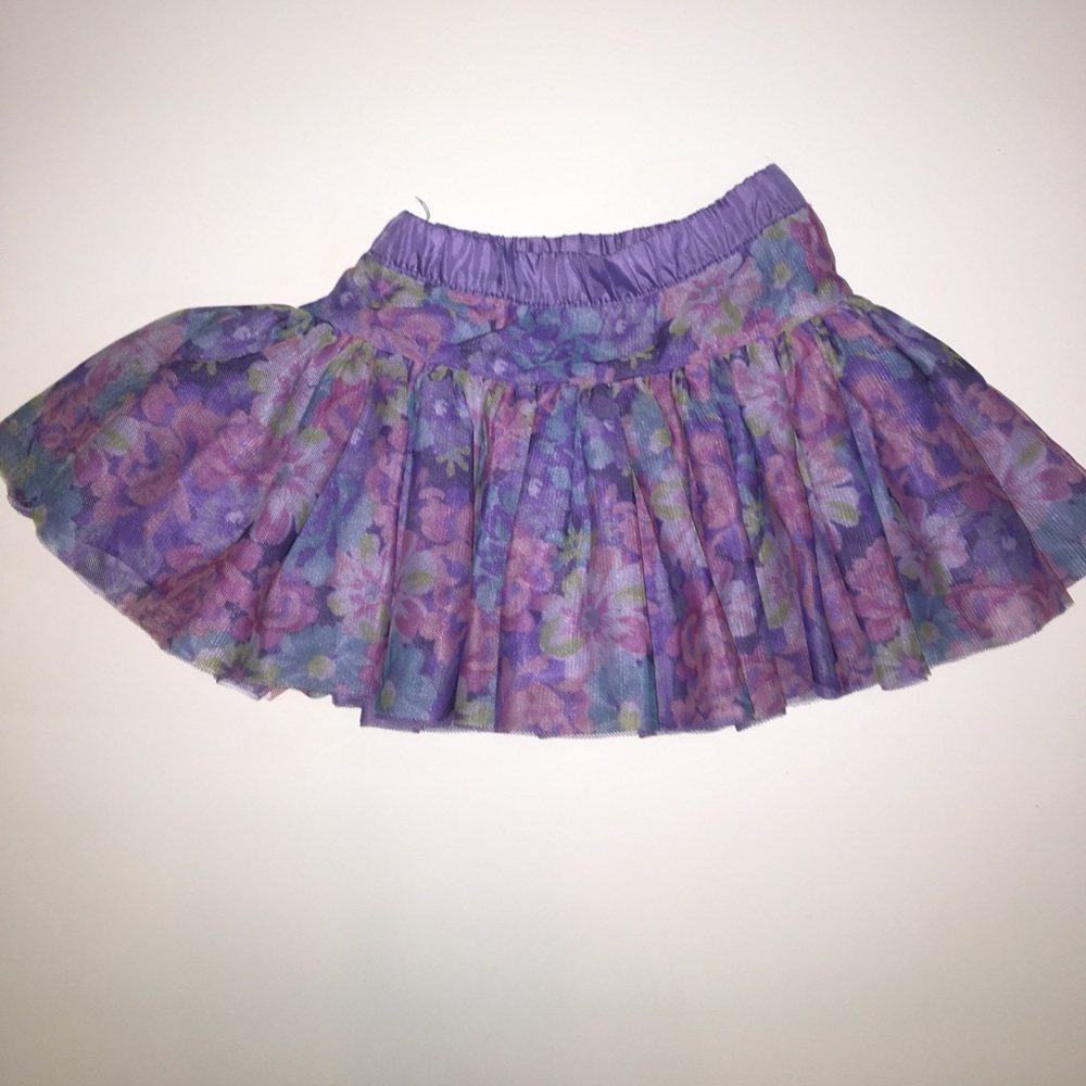 2T floral lavender OshKosh tulle skirt