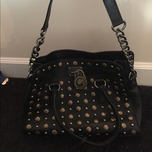 Michael kors studded purse like new condition