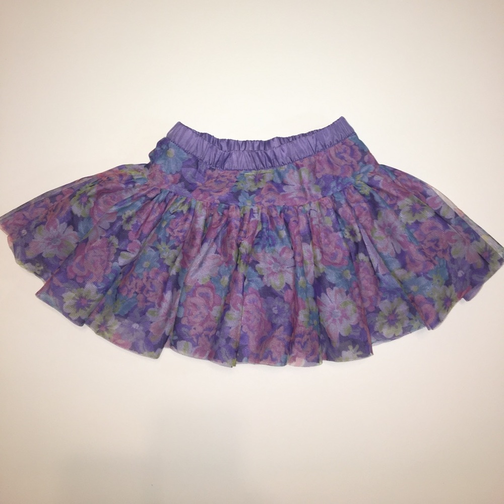 5T floral lavender OshKosh tulle skirt