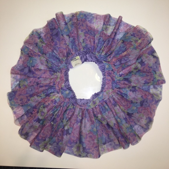 5T floral lavender OshKosh tulle skirt - Picture 2 of 4