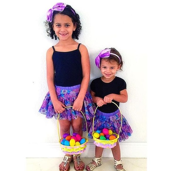 5T floral lavender OshKosh tulle skirt - Picture 4 of 4