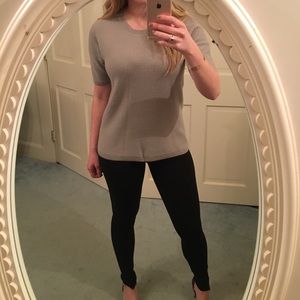 Short Sleeve Italian Cashmere Sweater