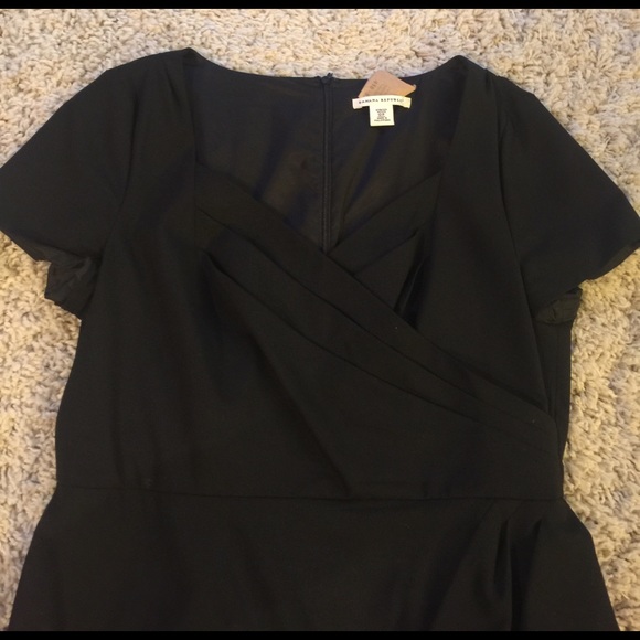 Banana Republic Short Sleeve Sode Wrap Dress - 12P - Picture 3 of 6