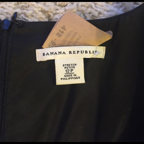 Banana Republic Short Sleeve Sode Wrap Dress - 12P - Picture 5 of 6