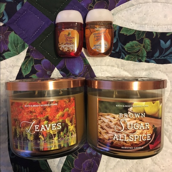 Bath & Body Works Other - Fall 3-wick Candle Bundle
