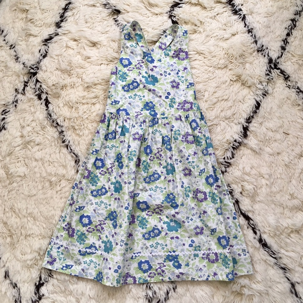 Girls lands end floral sundress
