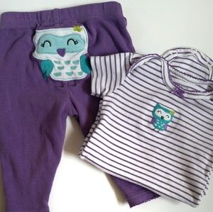 Short sleeve and pant set.