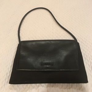 Leather and nylon Tumi bag/clutch
