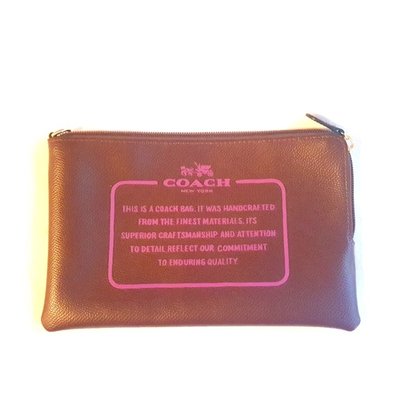 Coach Handbags - Purple COACH clutch small wallet makeup bag