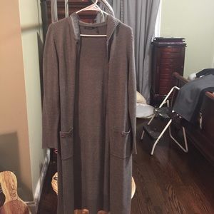 Ankle Length Sweater Coat