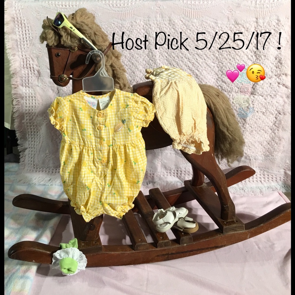 Cheerful summer romper set