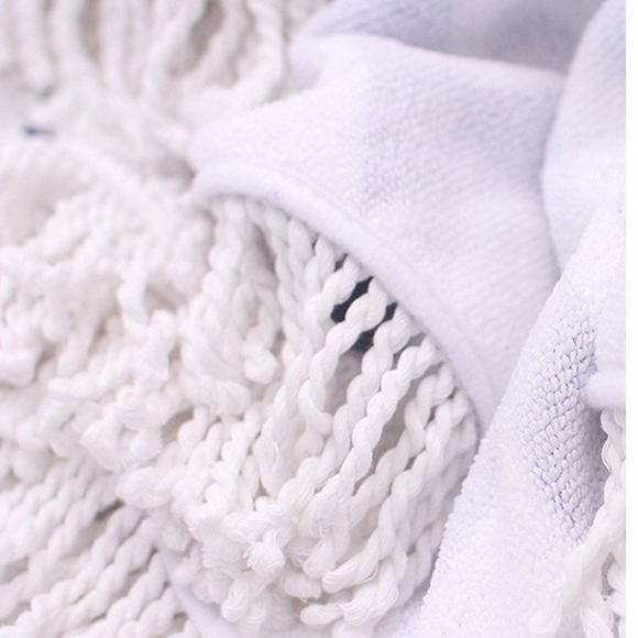 Round Beach Towel ( Cotton ) Feather Print - Picture 2 of 2