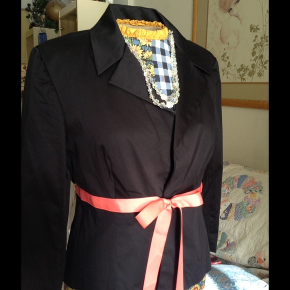 Nordstrom Jackets & Blazers - GIFTED Jonathan Martin Black Jacket with Apricot
