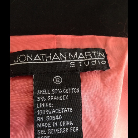 GIFTED Jonathan Martin Black Jacket with Apricot - Picture 4 of 8