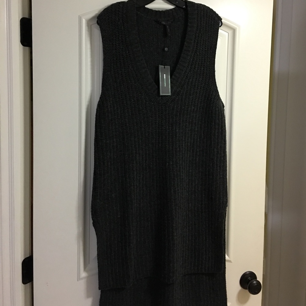 BCBGMAXAZRIA  Simonette Wool-Blend Sweater Vest