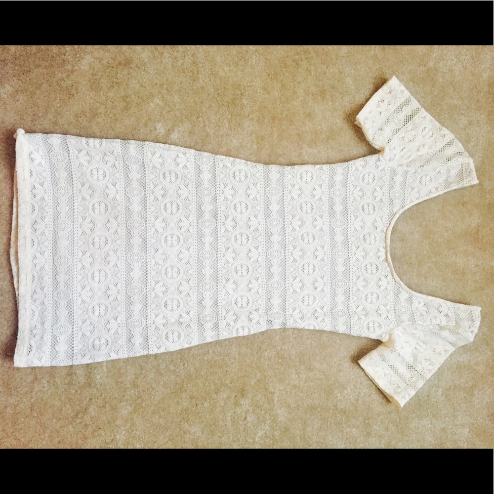 Never worn Light-Cream Bodycon Dress