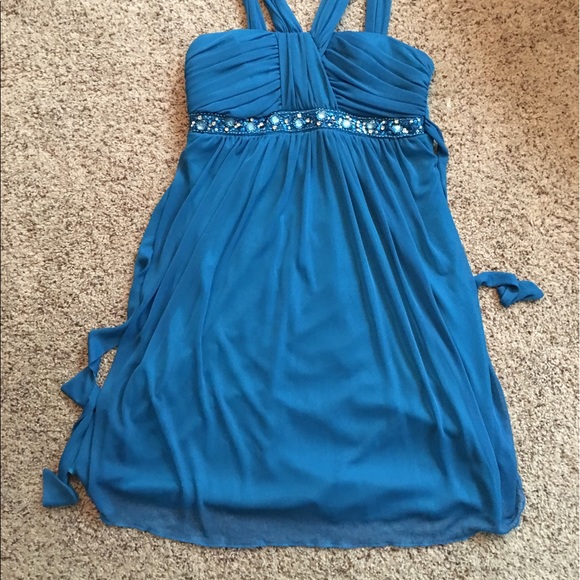 beautiful blue formal dress - Picture 1 of 1