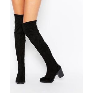 Thigh High Black Boots