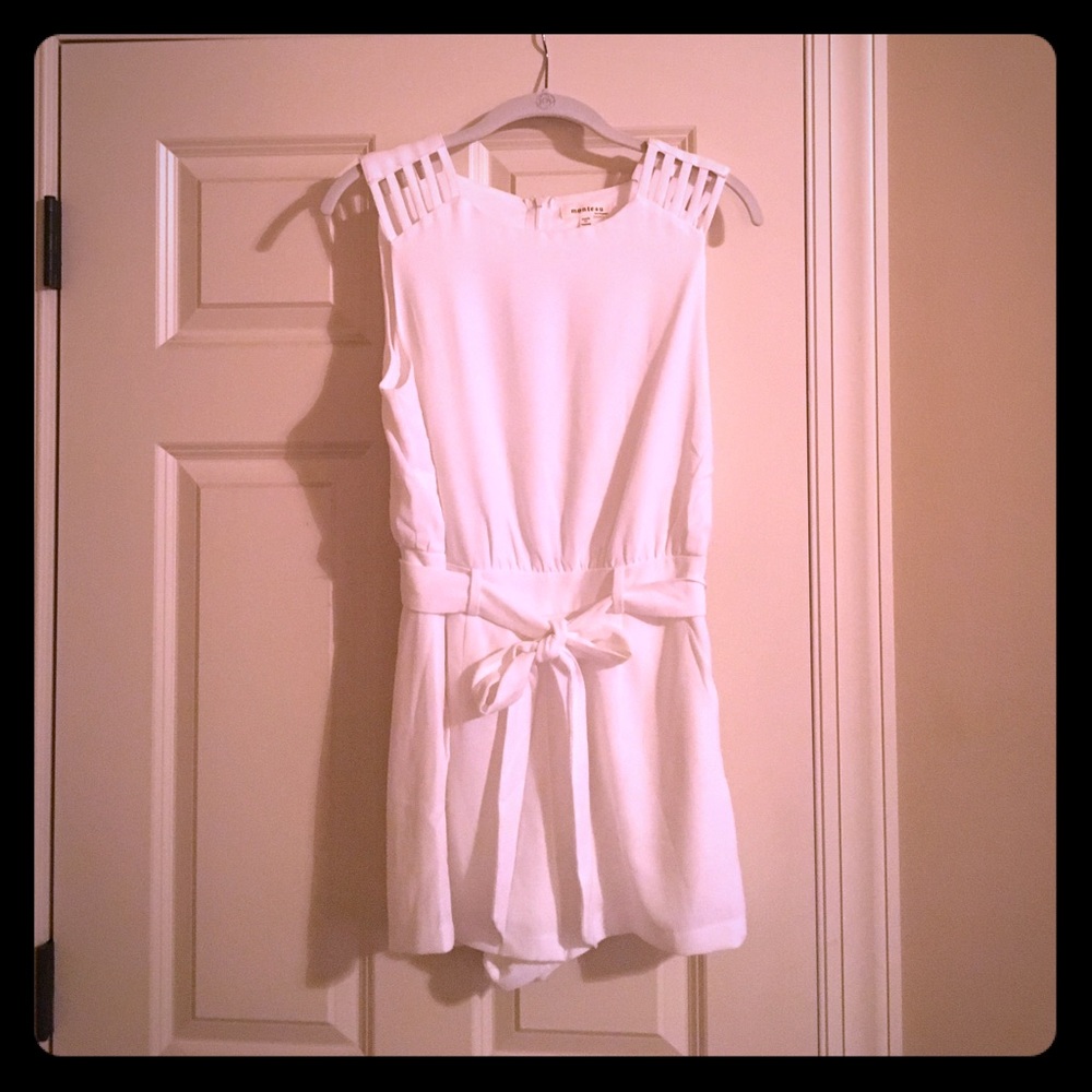 White Shorts Jumper