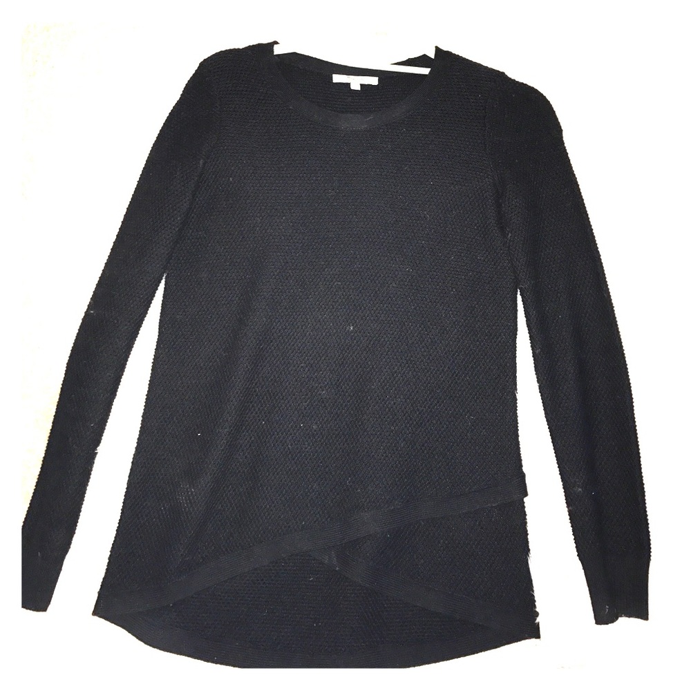 💥Asymmetrical black sweater💥