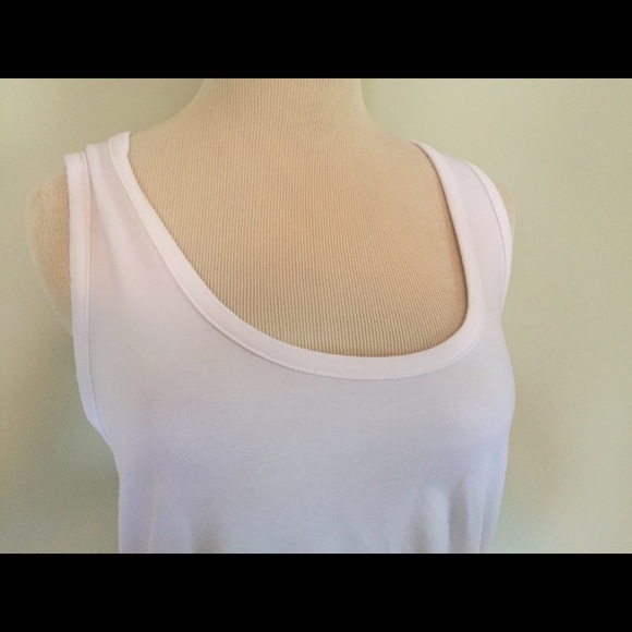 🆕 [A Ruby] White Layering Active Tank Sz: L NWT! - Picture 5 of 5