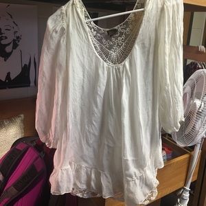 Cream Blouse