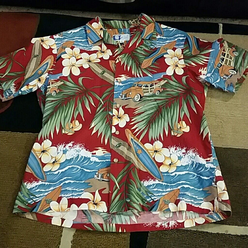 RJC Vintage Authentic Hawaiian Shirt size L