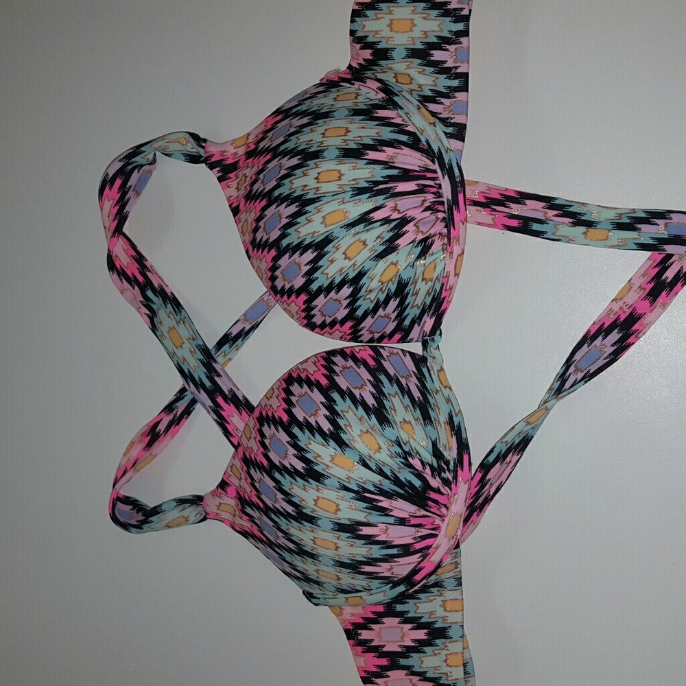 Victoria secret push up padded swim suit top