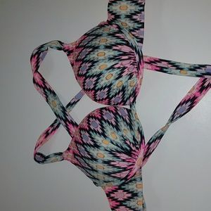 Victoria secret push up padded swim suit top