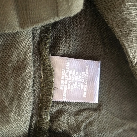 Sparkle & fade army green high waisted shorts - Picture 6 of 6