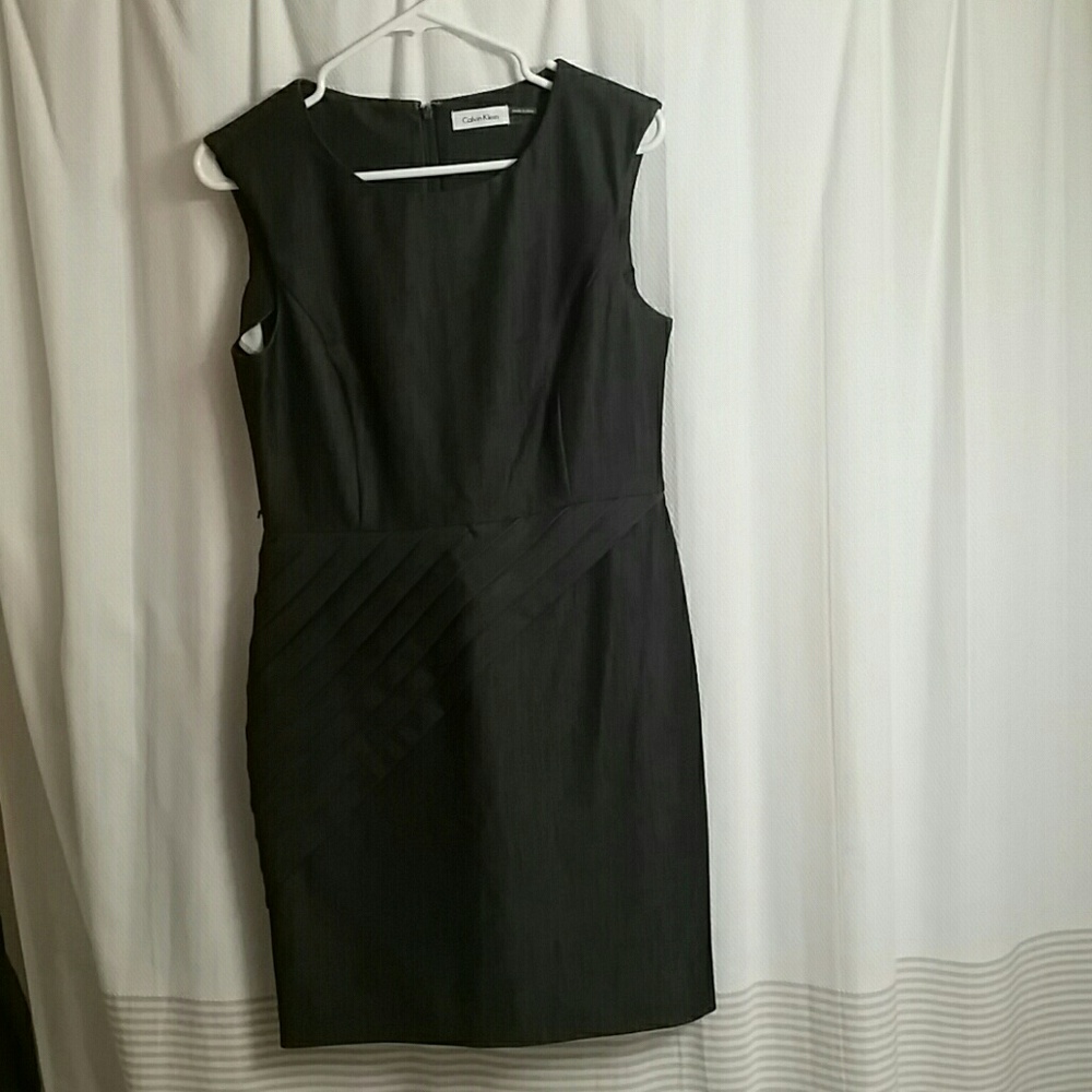 Calvin Klein denim blue dress