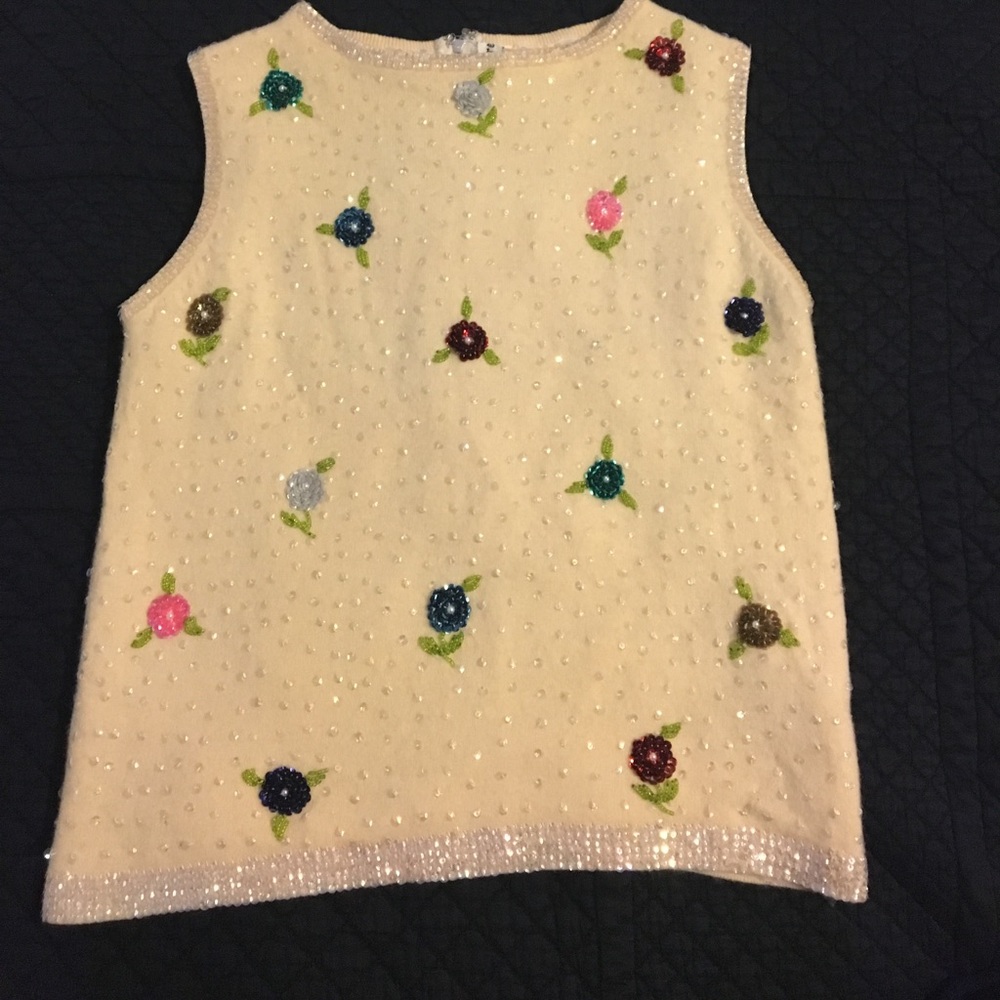 Vintage sleeveless sweater