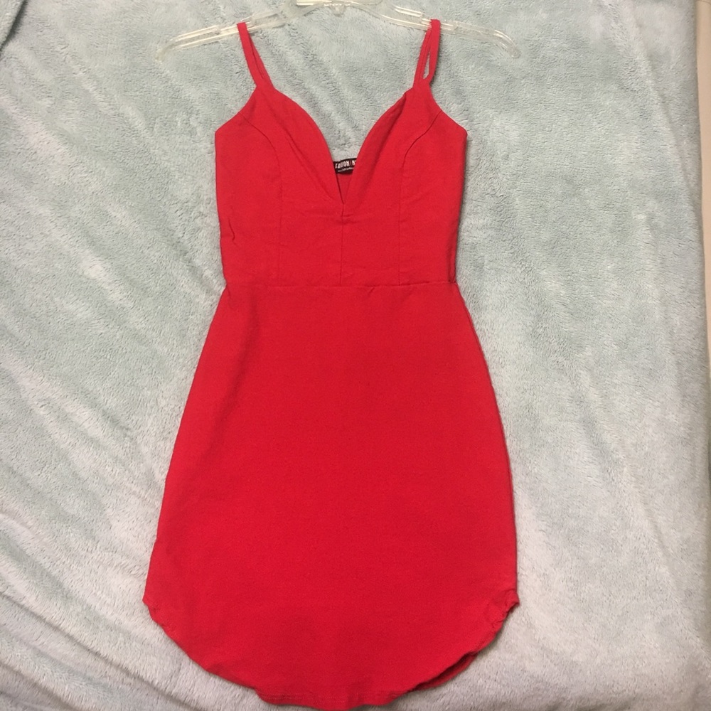 Red dress