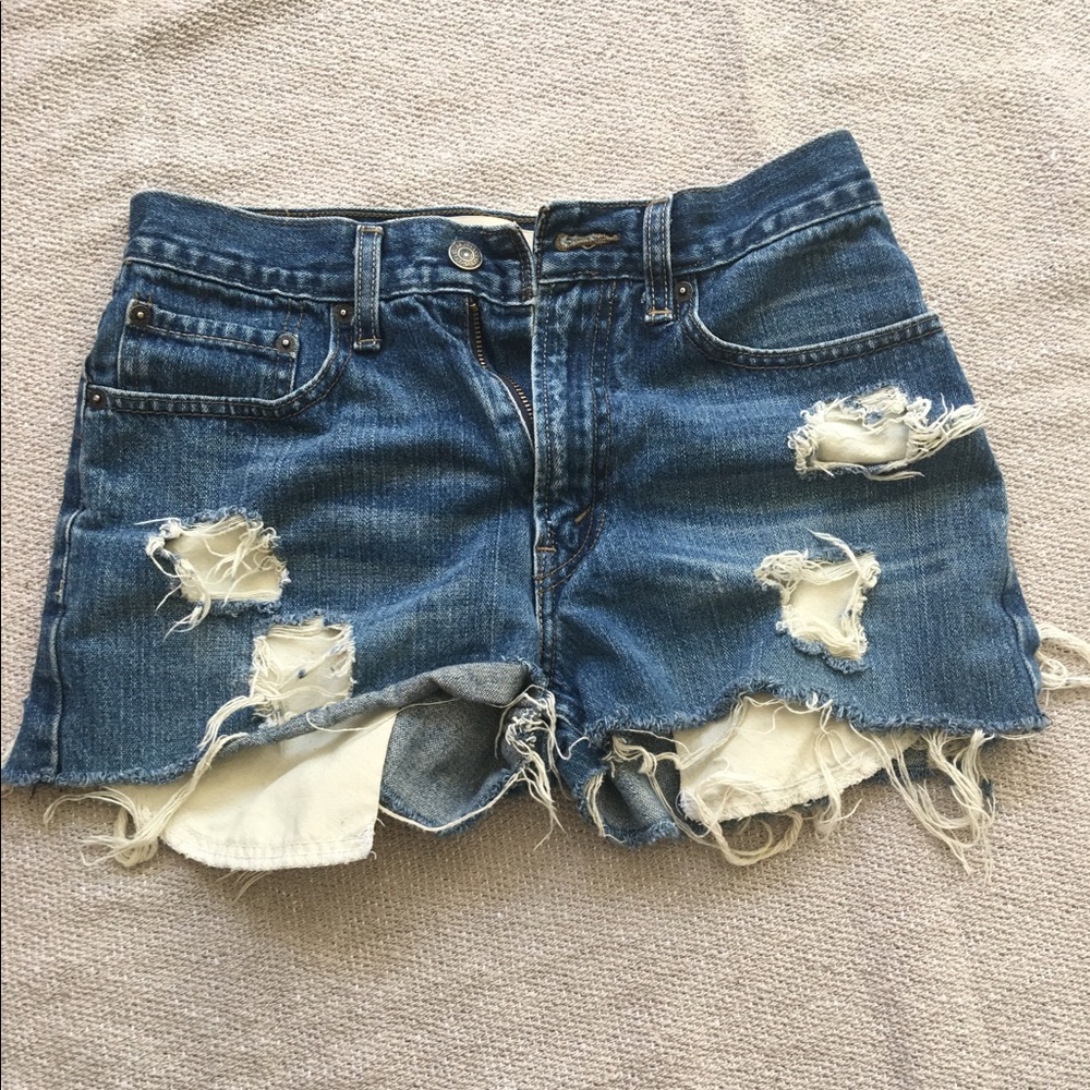 Levi's 569 Dark Denim Shorts