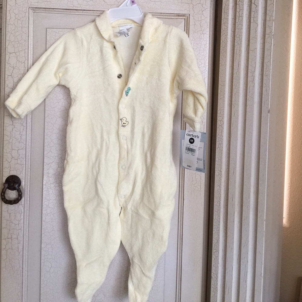 Carter Baby one piece sleeper.