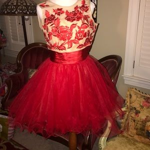 NWOT Red Sherri Hill dress prom/ party sz 10