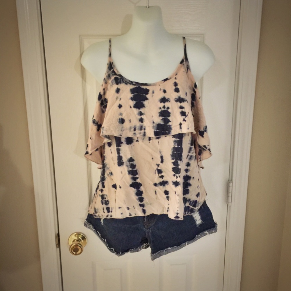 🐳🌎 Urban Outfitters Tie-Dye Layered Tank