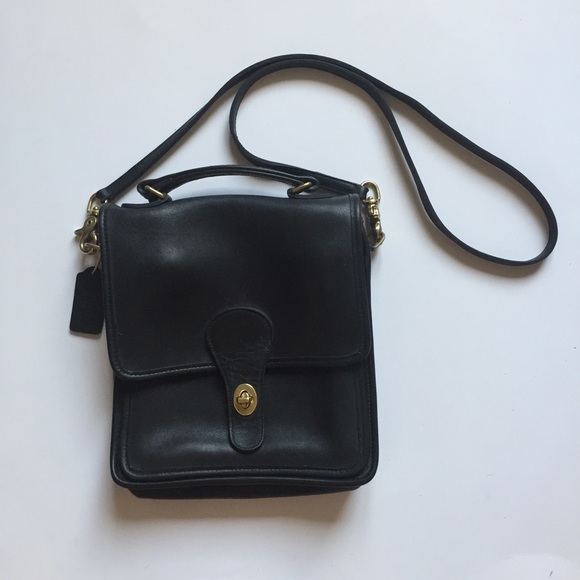 Coach Handbags - Coach station 5130 crossbody bag black