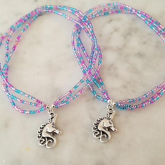 DELETING SOON Unicorn Anklets Kawaii Style - Picture 2 of 3