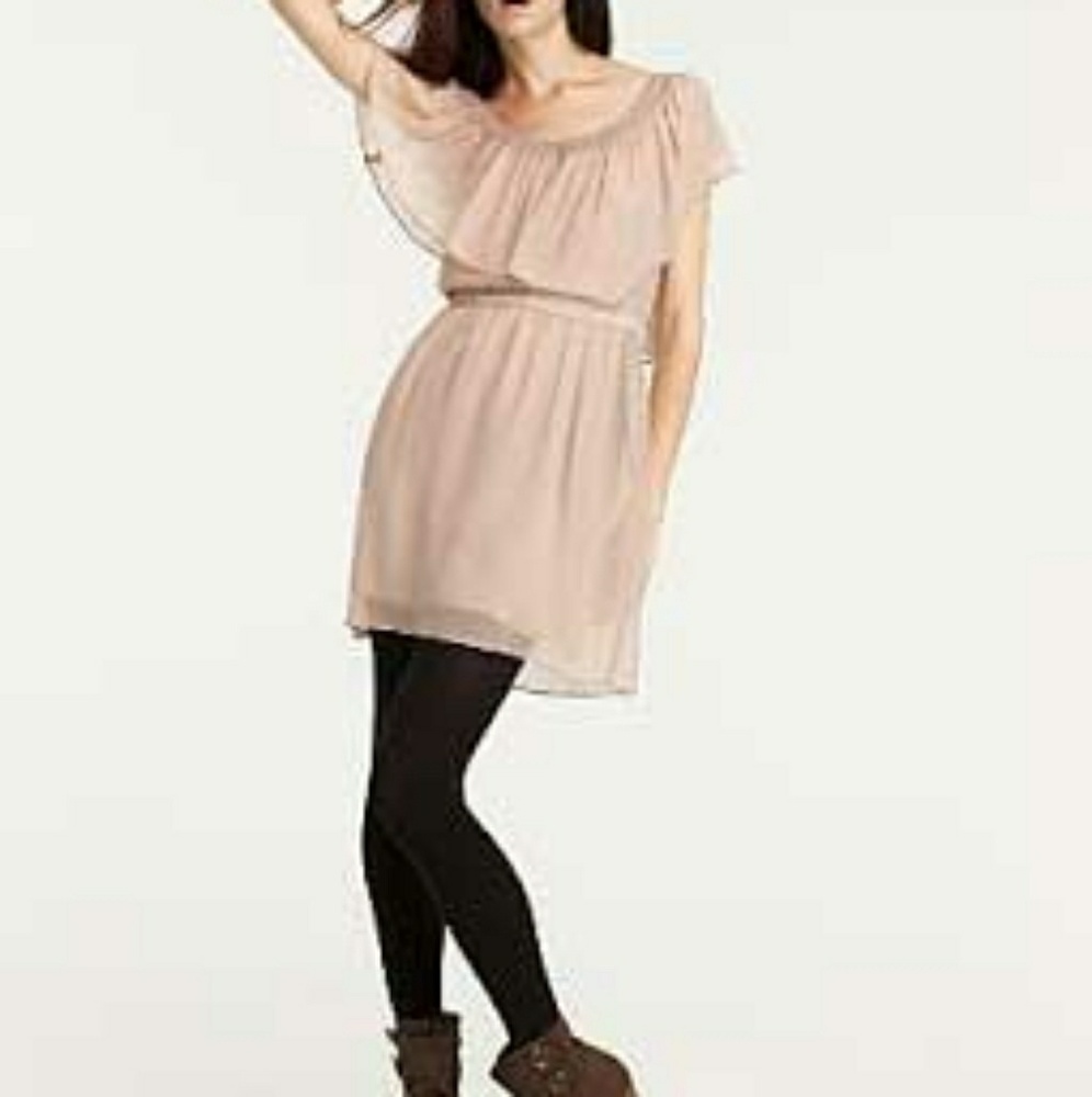 Vena Cava for Aqua Ruffled Silk Chiffon Dress - Picture 7 of 7