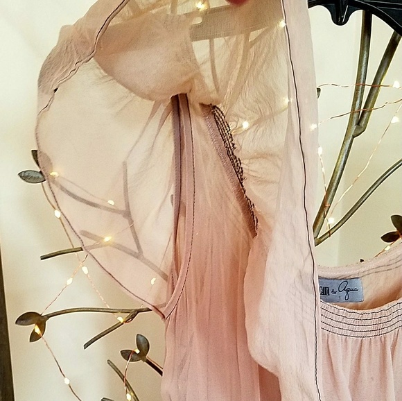 Vena Cava for Aqua Ruffled Silk Chiffon Dress - Picture 4 of 7