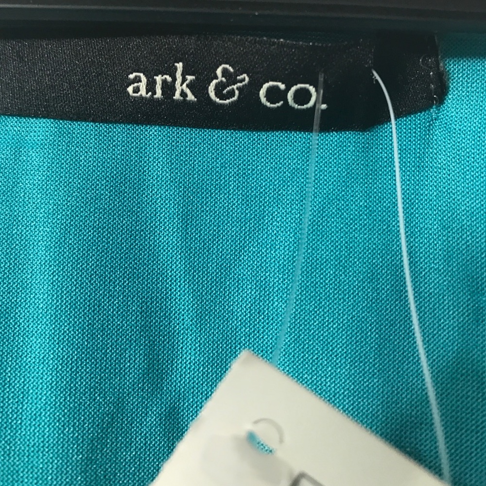 NWT Ark & Co aqua dress with bronze chain  Small - Picture 3 of 5